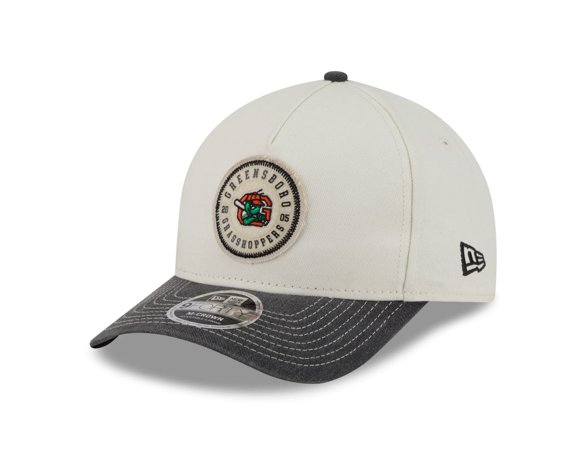 New Era Felt 9FORTY M-Crown Snapback Cap – Greensboro Grasshoppers