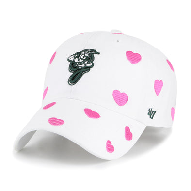 47 Brand Pink Hearts MVP Youth Cap