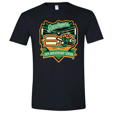 Adult Grasshoppers 20th Anniversary Softstyle Tee