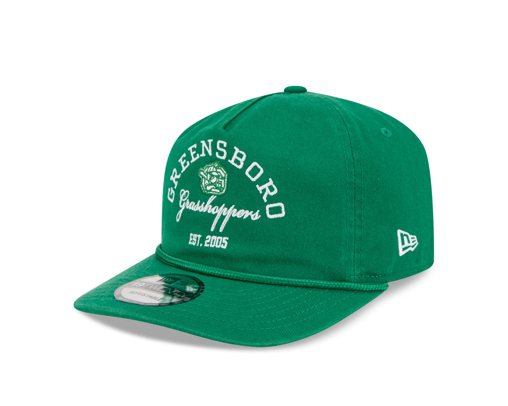 GeerTop グリーン シェラカップ New Era 19TWENTY Stacked Snapback – Greensboro Grasshoppers