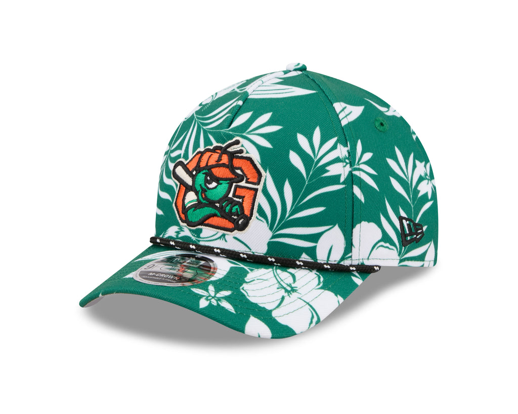 New Era Floral 9FORTY M-Crown Snapback Cap – Greensboro Grasshoppers