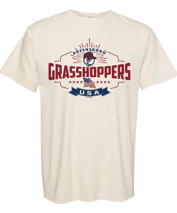 Adult Cream Vintage USA Softstyle Tee