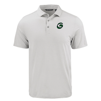 Cutter & Buck White Concrete Polo