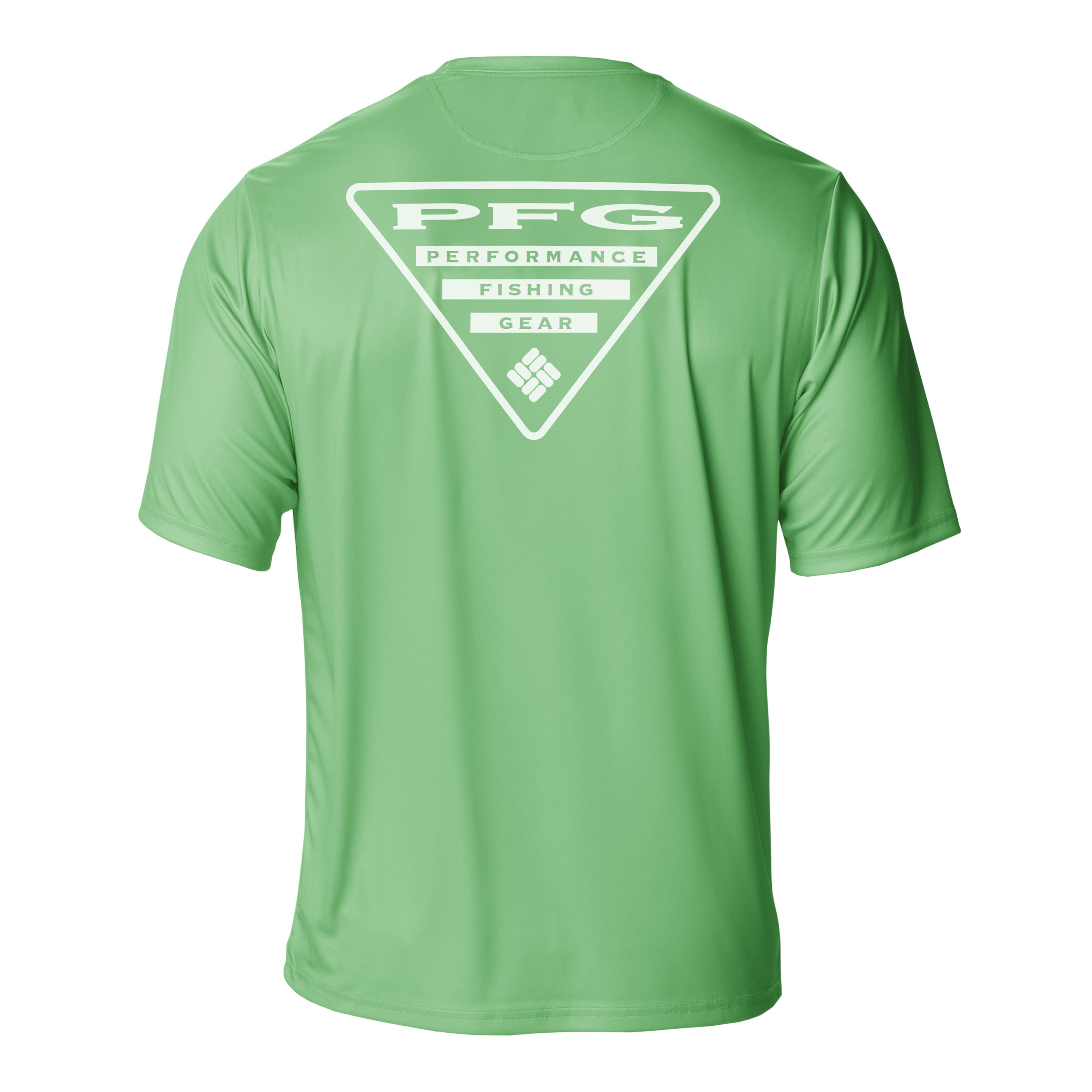 columbia performance fishing gear Adult Green Columbia PFG Tee – Greensboro Grasshoppers
