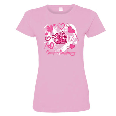 Youth Girl's Pink Frillo Tee