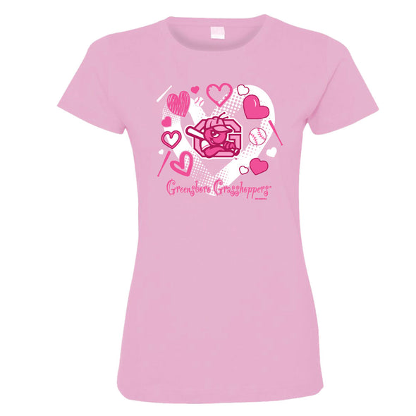 Youth Girl's Pink Frillo Tee